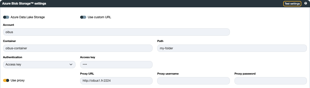 North proxy example